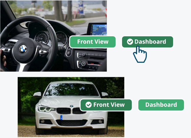 Image Classification models are trained in seconds, immediately deployed, and ready to be integrated.