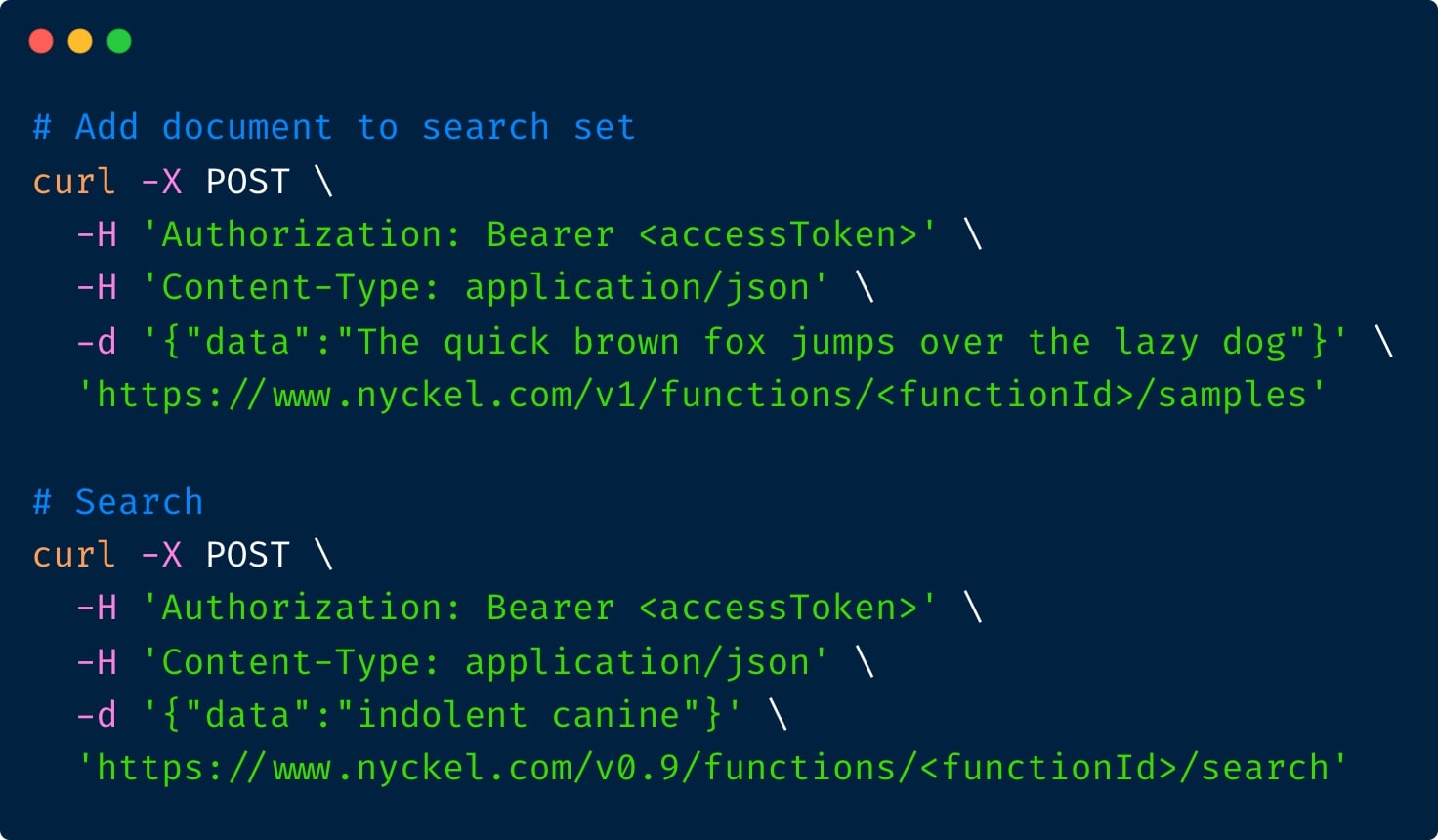 Explore the Nyckel API