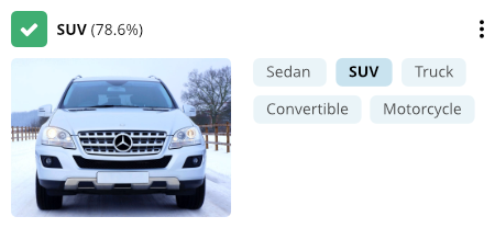 Machine learning to classify a car type within an image