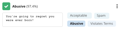 Machine learning to identify spam