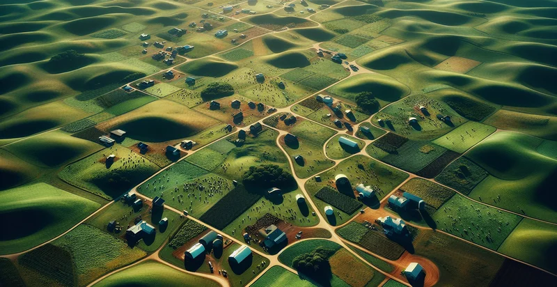 aerial views of ranches identifier