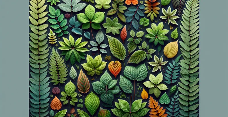 plant leaf arrangements by description identifier