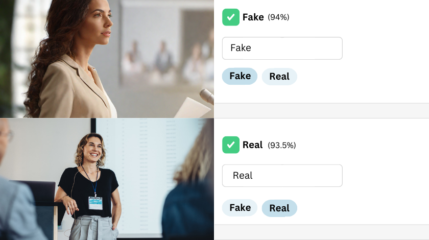Detect if image is AI-generated with image classification