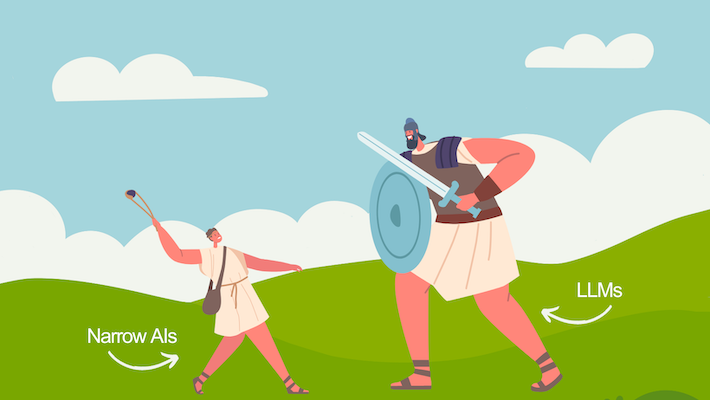 NarrowAI vs GPT as David vs Goliath